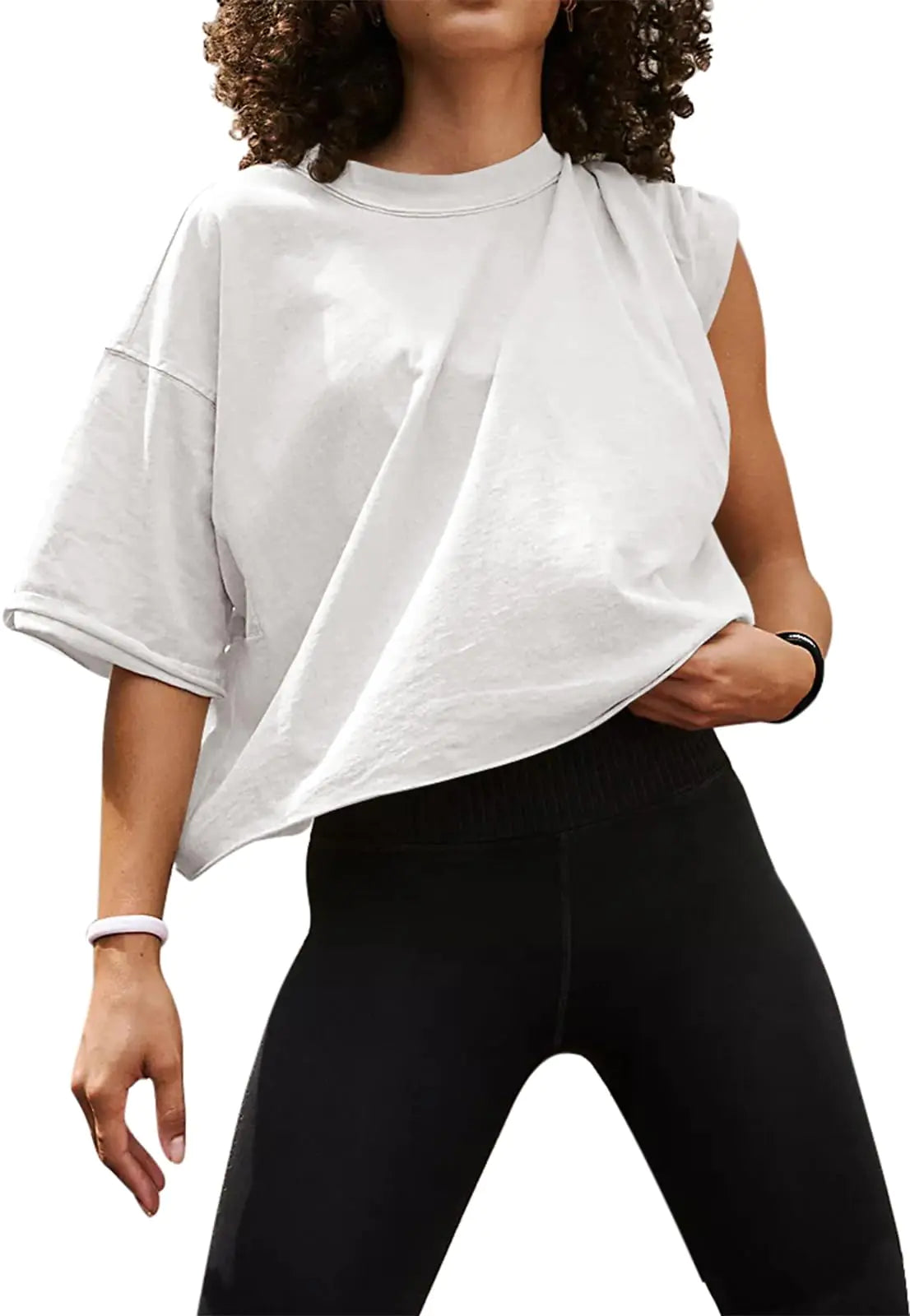 Women's Workout - Short Sleeve Oversized Tee